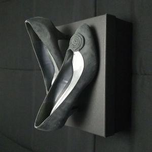 Ann Marino Heels, 9M, Gray